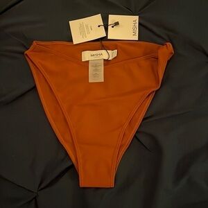 Misha Rana Bikini Bottoms on Coconut Shell Size 4 NWT